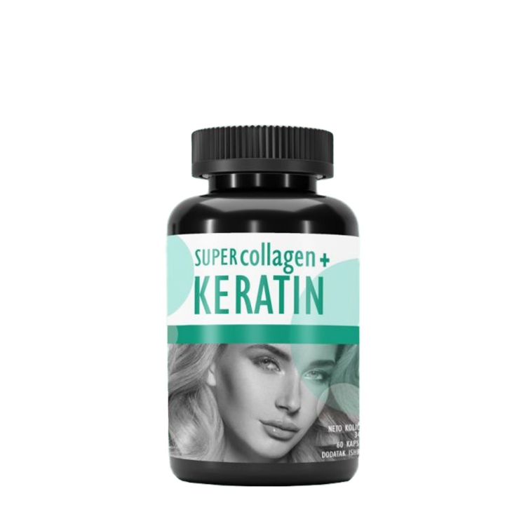 Super Collagen + Keratin 60 kapsula